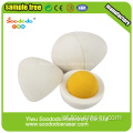Jogo de borracha de ovo 3D, conjunto de grupo de borracha de papelaria de promoção